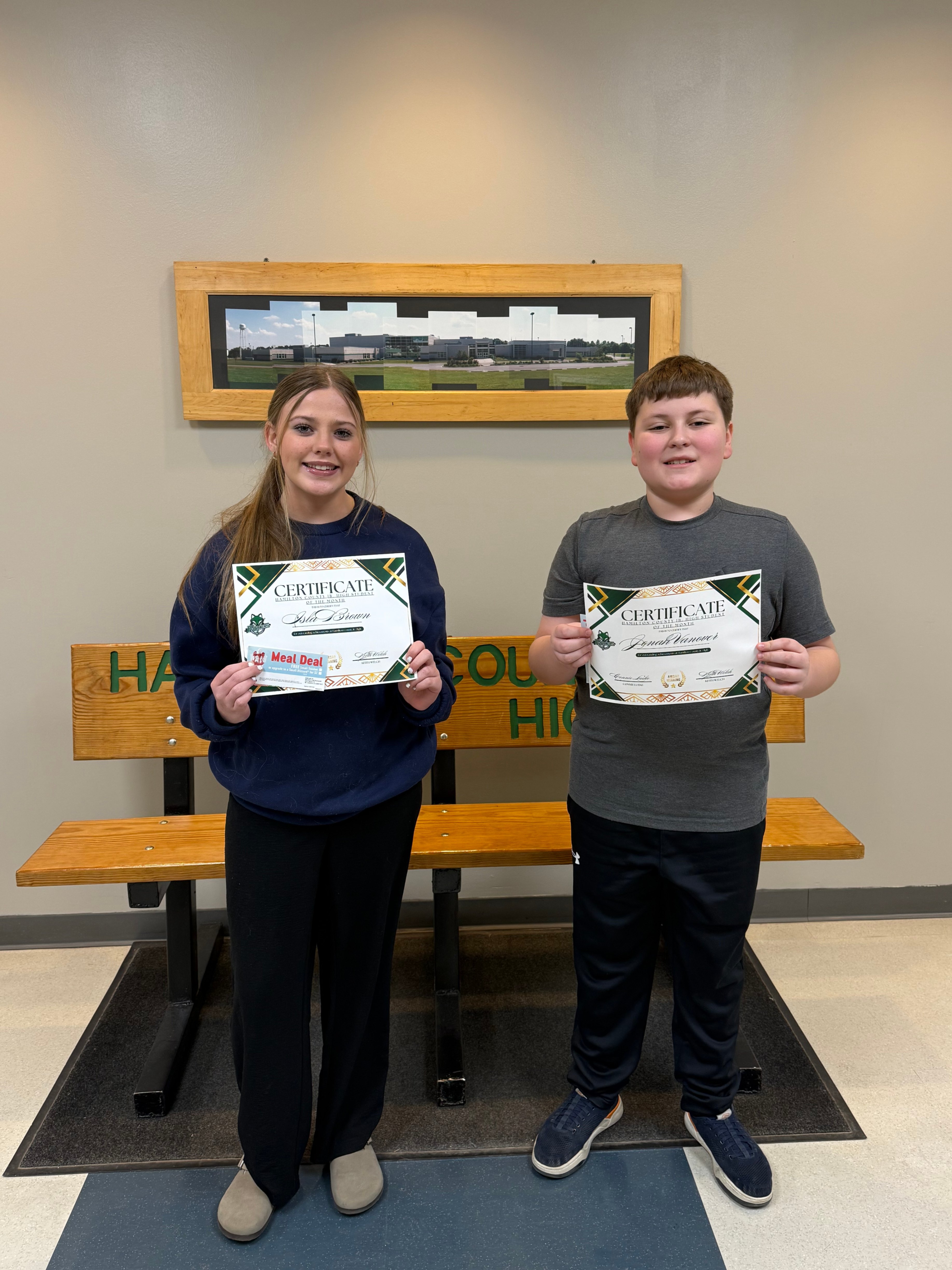 December 2025 Students of the Month